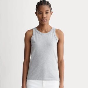Everlane The Tank in Essential Cotton Heathered Gray